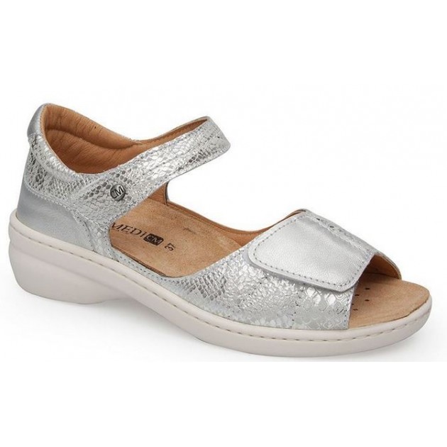 CALZAMEDI FASHION SANDAL PLATINO