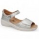 CALZAMEDI FASHION SANDAL PLATINO