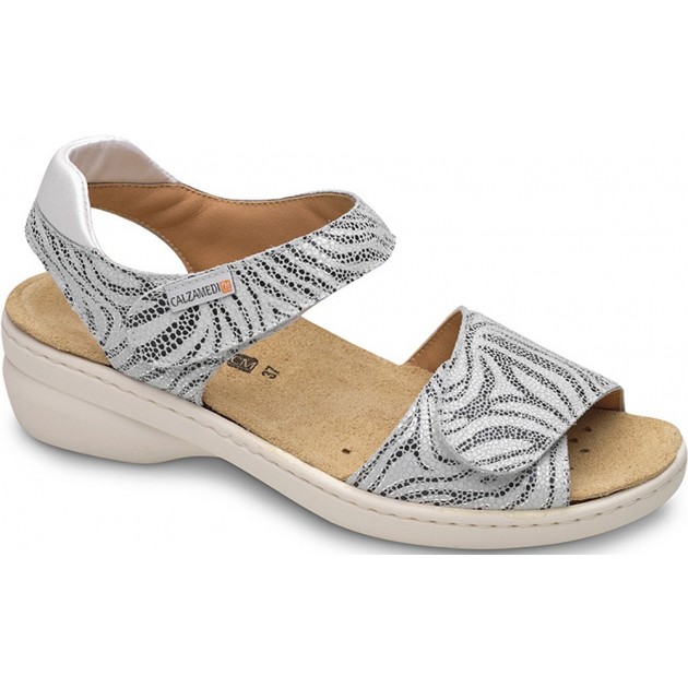 ORTHOPÄDISCHE SANDALEN CALZAMEDI 0781 RÜCKENPOLSTERUNG BLANCO ORTHOPÄDISCHE SANDALEN CALZAMEDI 0781 RÜCKENPOLSTERUNG BLANCO