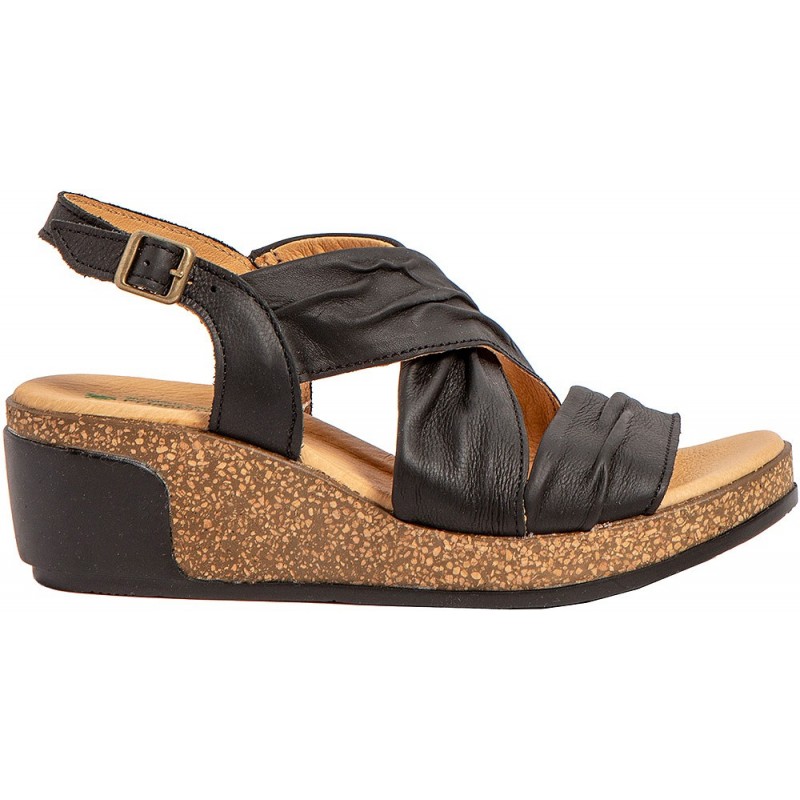 EL NATURALISTA 5117 BLÄTTER-SANDALEN BLACK