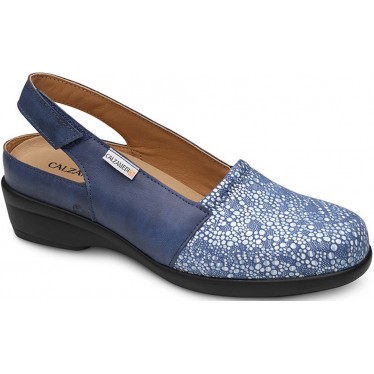 ORTHOPÄDISCHE SANDALEN CALZAMEDI 0767 SPEZIAL ELASTISCH AZUL