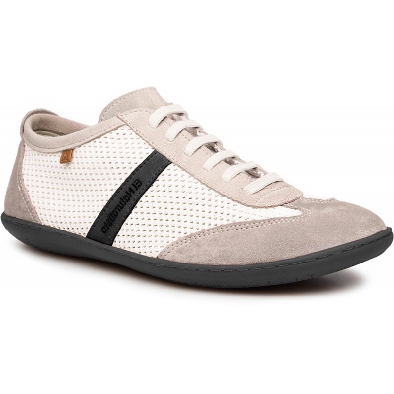 SNEAKERS EL NATURALISTA EL VIAJERO 5293 MULTI-MATERIAL WHITE_BLACK