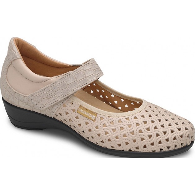 ORTHOPÄDISCHE BALLETTE CALZAMEDI TRANSPIR 0780 BEIGE