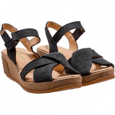 EL NATURALISTA 5038 BLÄTTER-SANDALEN BLACK