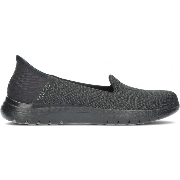 SKECHERS ON THE GO FLEX BALLERINAS 138182 BLACK