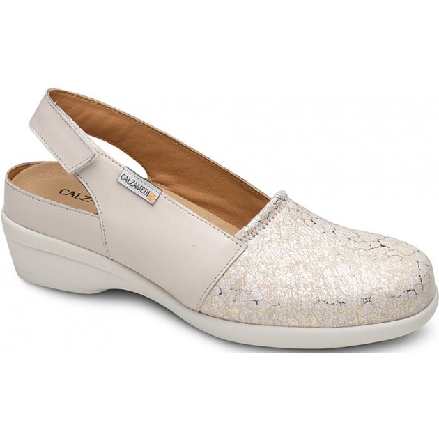 ORTHOPÄDISCHE SANDALEN CALZAMEDI 0767 SPEZIAL ELASTISCH BEIGE