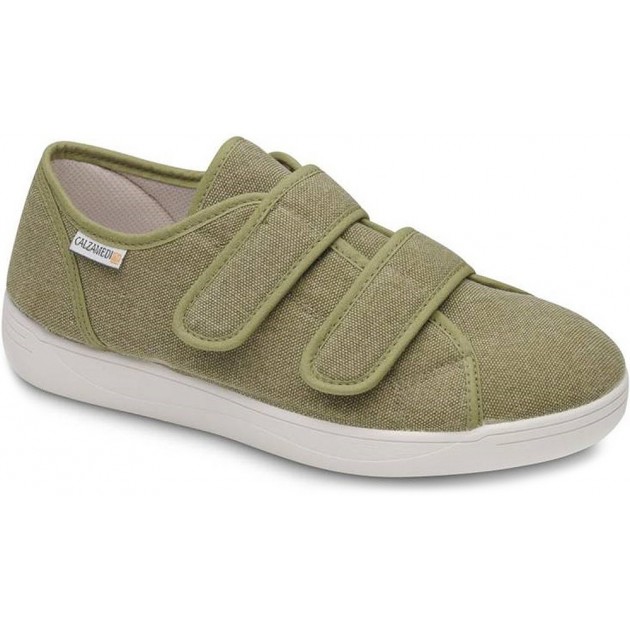 ORTHOPÄDISCHE CANVAS-SCHUHE CALZAMEDI 3088 KAKI ORTHOPÄDISCHE CANVAS-SCHUHE CALZAMEDI 3088 KAKI