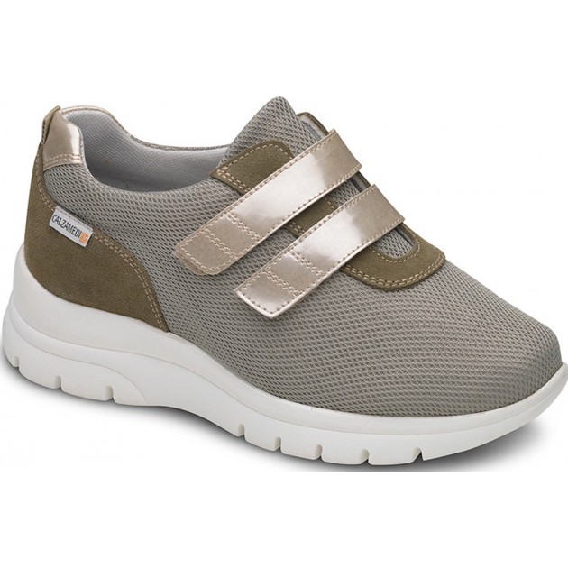 Orthopädische Turnschuhe Calzamedi 0764 Diabetischer Fuß KAKI Orthopädische Turnschuhe Calzamedi 0764 Diabetischer Fuß KAKI