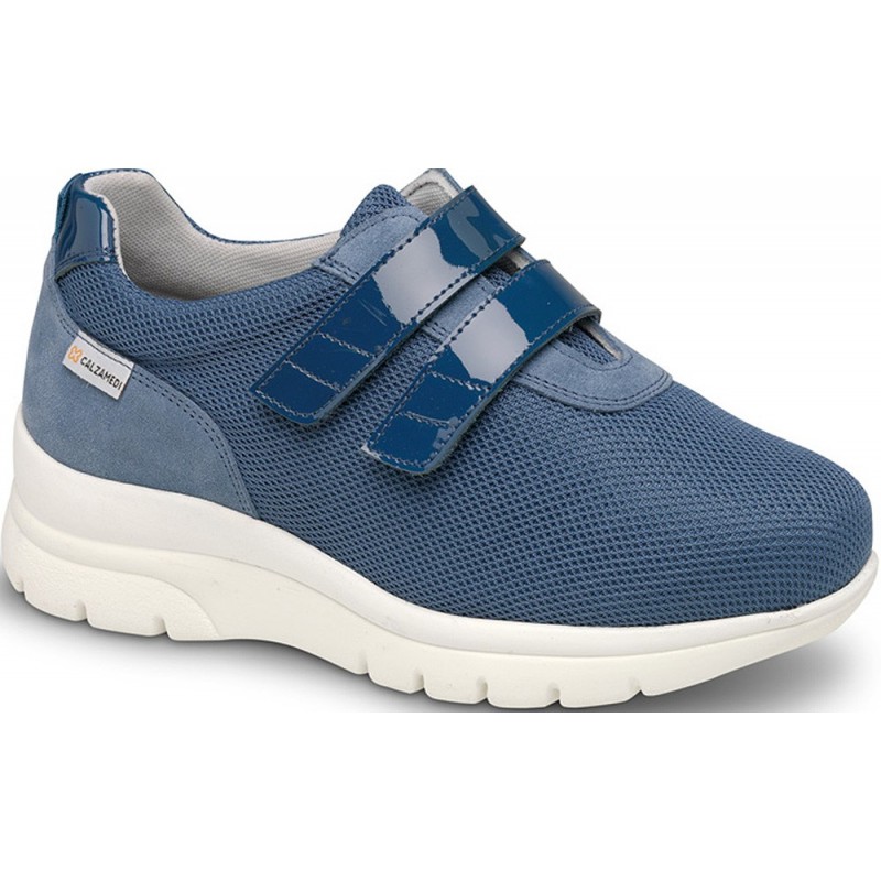 Orthopädische Turnschuhe Calzamedi 0764 Diabetischer Fuß AZUL