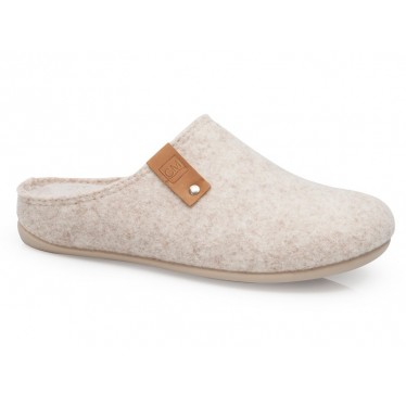 CALZAMEDI HOUSE SLIPPERS UNISEX 6579 BEIGE