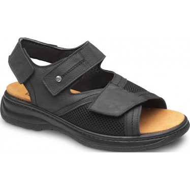 Orthopädische Sandalen Calzamedi 2175 Speziell für Diabetiker NEGRO