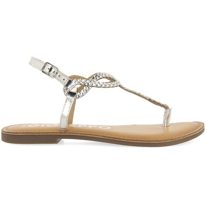 GIOSEPPO 69111 Merignas geflochtene Sandalen PLATA