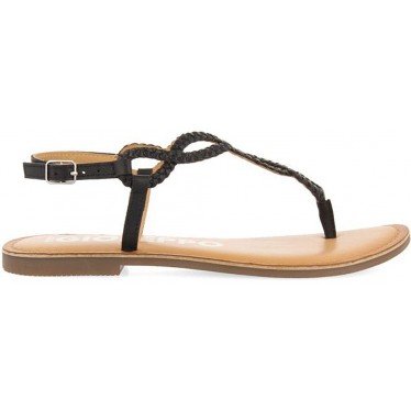 GIOSEPPO 69111 Merignas geflochtene Sandalen NEGRO