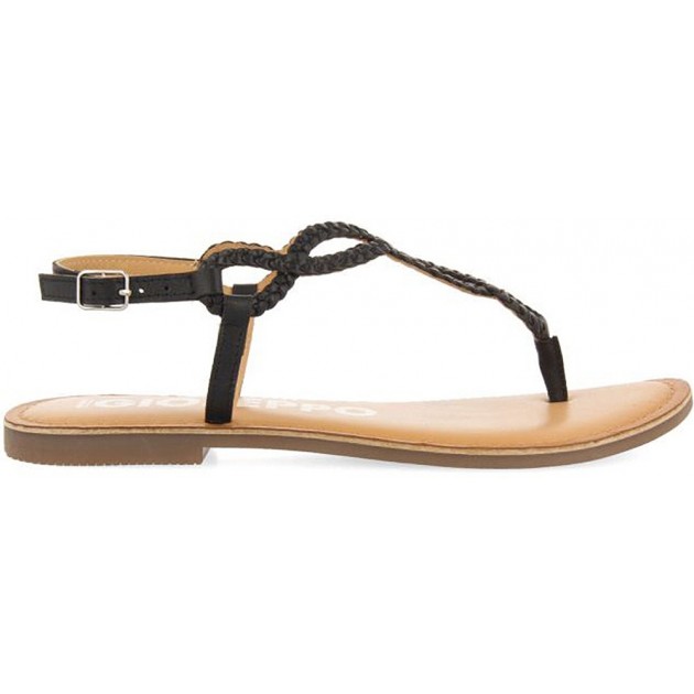 GIOSEPPO 69111 Merignas geflochtene Sandalen NEGRO GIOSEPPO 69111 Merignas geflochtene Sandalen NEGRO