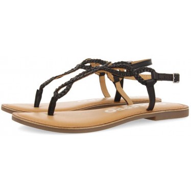 GIOSEPPO 69111 Merignas geflochtene Sandalen NEGRO