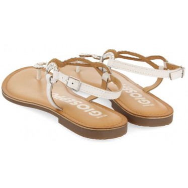 GIOSEPPO 69111 Merignas geflochtene Sandalen BLANCO