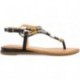 Gioseppo 72028 Nyssa Sandalen mit Strasssteinen NEGRO