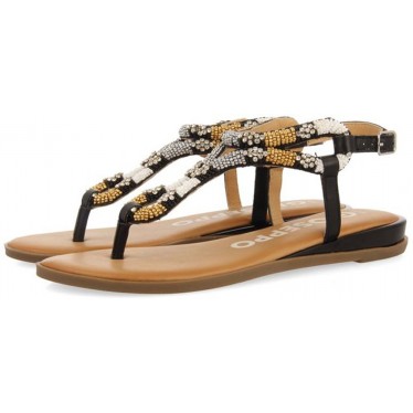 Gioseppo 72028 Nyssa Sandalen mit Strasssteinen NEGRO