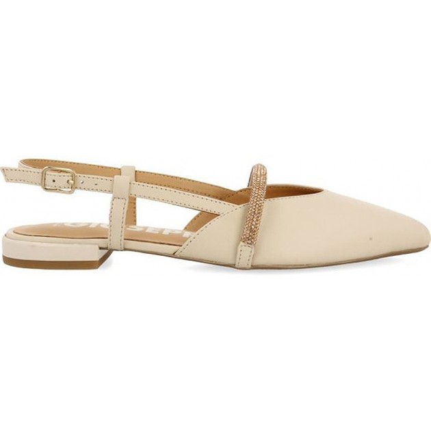 Gioseppo 72147 Godrano rückenfreie Ballerina OFF_WHITE