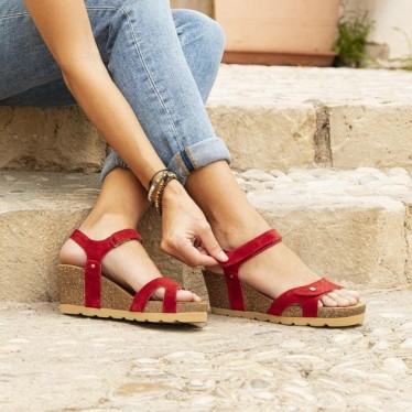 PANAMA JACK JULIA SANDALEN RED_B54