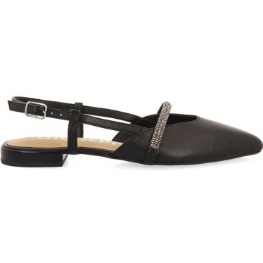 Gioseppo 72147 Godrano rückenfreie Ballerina NEGRO