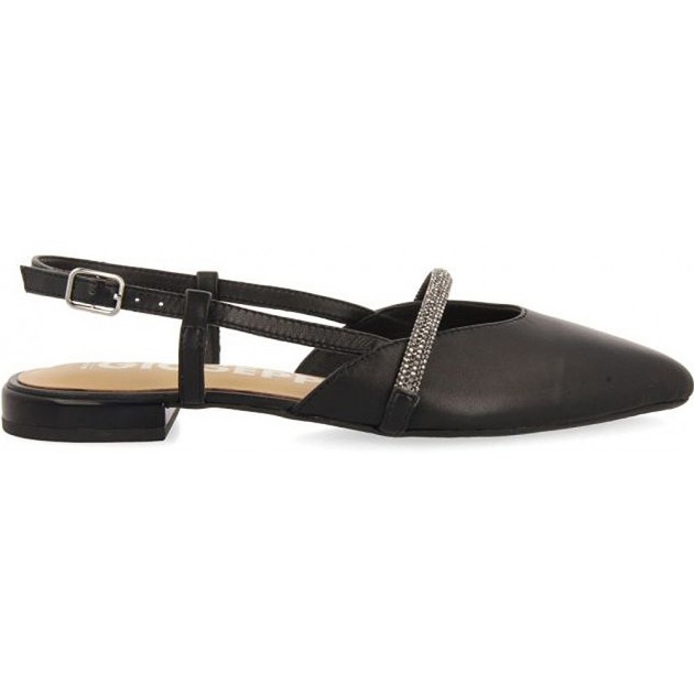 Gioseppo 72147 Godrano rückenfreie Ballerina NEGRO Gioseppo 72147 Godrano rückenfreie Ballerina NEGRO
