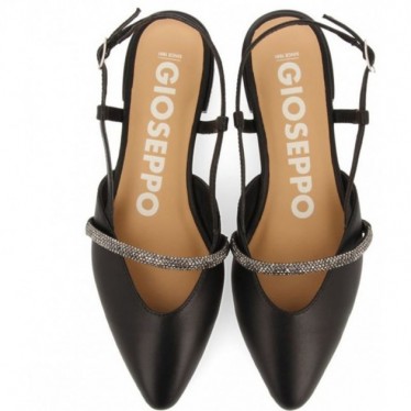 Gioseppo 72147 Godrano rückenfreie Ballerina NEGRO