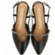Gioseppo 72147 Godrano rückenfreie Ballerina NEGRO