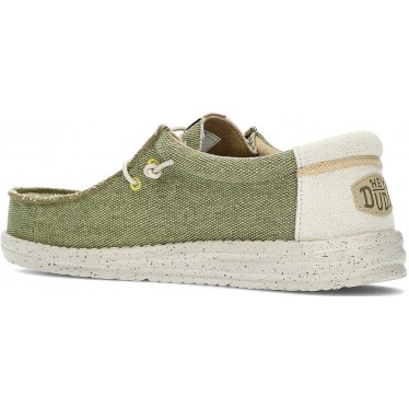 DUDE WALLY COASTLINE JUTE-LOAFERS OLIVE