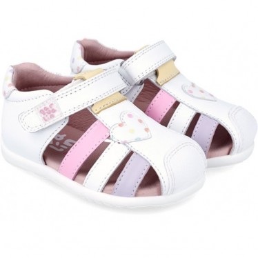 Garvalín Sandalen 242305-B Herz BLANCO