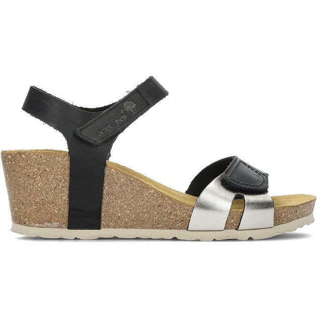 SANDALEN INTERBIOS 5611 ACERO_NEGRO SANDALEN INTERBIOS 5611 ACERO_NEGRO