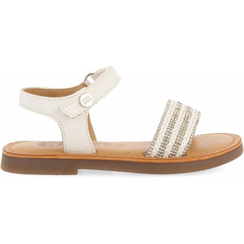 Gioseppo 71887 Mireval Sandalen mit Strasssteinen BLANCO