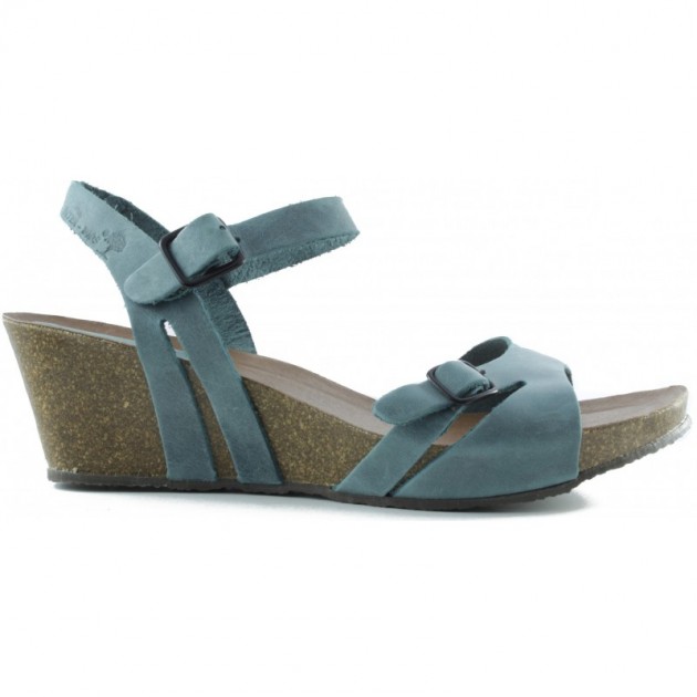 INTERBIOS W komfortablen Keil Sandalen JEANS INTERBIOS W komfortablen Keil Sandalen JEANS