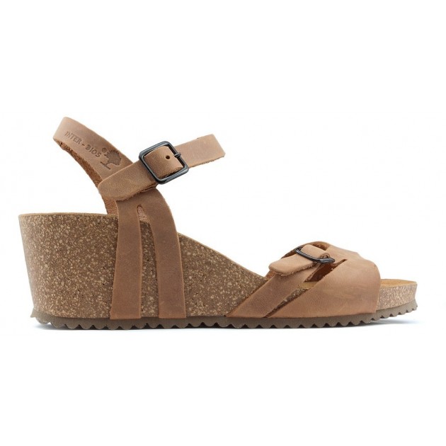 INTERBIOS W komfortablen Keil Sandalen OURS INTERBIOS W komfortablen Keil Sandalen OURS