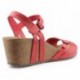INTERBIOS W komfortablen Keil Sandalen ROJO