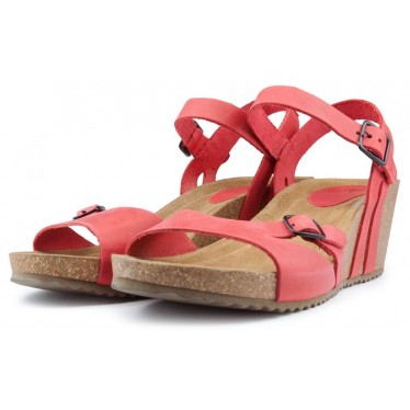 INTERBIOS W komfortablen Keil Sandalen ROJO