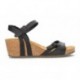 INTERBIOS W komfortablen Keil Sandalen NEGRO