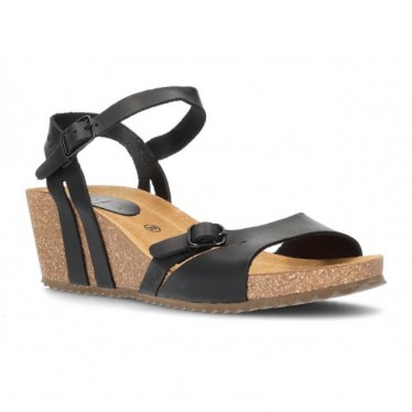 INTERBIOS W komfortablen Keil Sandalen NEGRO