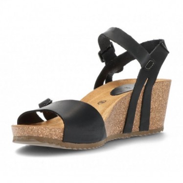 INTERBIOS W komfortablen Keil Sandalen NEGRO