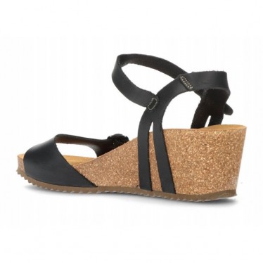 INTERBIOS W komfortablen Keil Sandalen NEGRO