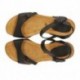INTERBIOS W komfortablen Keil Sandalen NEGRO