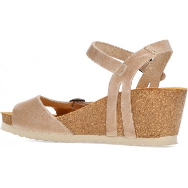 INTERBIOS W komfortablen Keil Sandalen BEIG