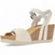 INTERBIOS W komfortablen Keil Sandalen GRIS