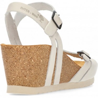 INTERBIOS W komfortablen Keil Sandalen GRIS
