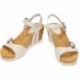 INTERBIOS W komfortablen Keil Sandalen GRIS