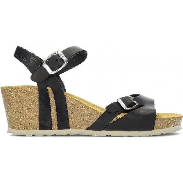 INTERBIOS W komfortablen Keil Sandalen NEGRO_2 INTERBIOS W komfortablen Keil Sandalen NEGRO_2