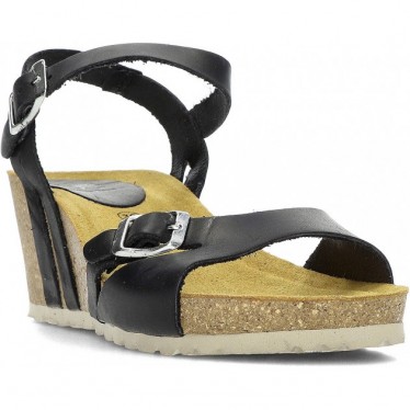 INTERBIOS W komfortablen Keil Sandalen NEGRO_2