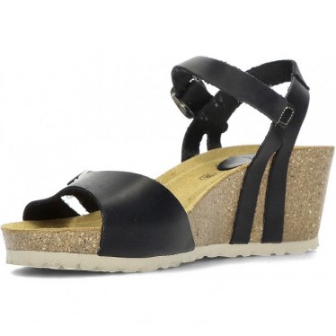 INTERBIOS W komfortablen Keil Sandalen NEGRO_2
