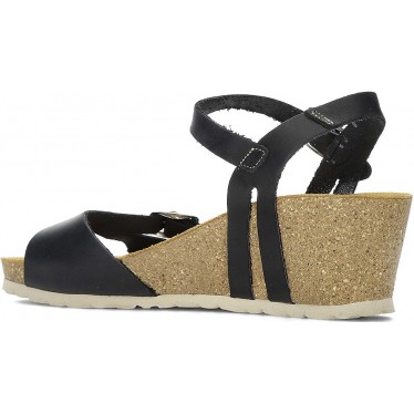 INTERBIOS W komfortablen Keil Sandalen NEGRO_2