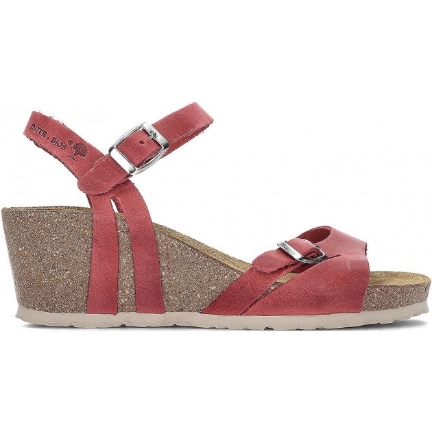 INTERBIOS W komfortablen Keil Sandalen ROJO2 INTERBIOS W komfortablen Keil Sandalen ROJO2